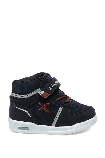 Kinetix Kreja Camo Pu Hi 2pr Navy Blue Boy High Sneaker