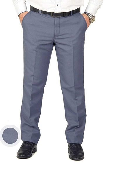 wontilotte Men's Armüllü Indigo Linen Trousers(7)Men's Classic Cut Pipe Leg Trousers