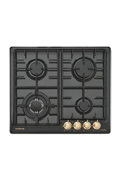 Silverline Silverline RS5322B01 Wok Gözlü Rustik Siyah Ankastre Ocak