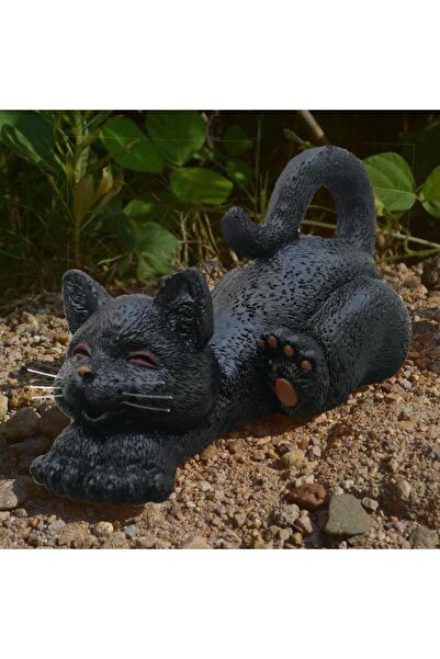 SUME Dekoratif Sevimli Mutlu Kedi Biblo Kedi Heykeli Ev Dekoru