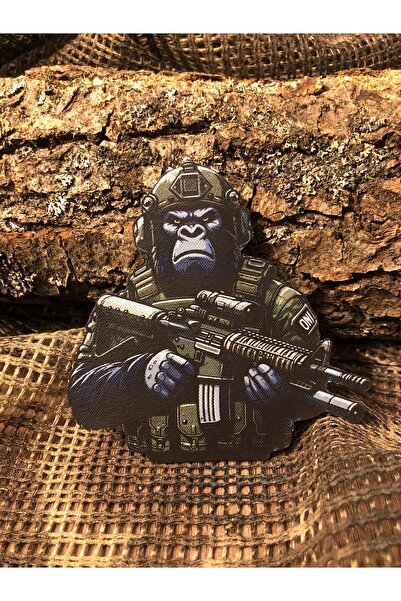 THORSTORE رقعة الغوريلا التكتيكية/الشاحب/الشعار (8.3 × 8 سم)