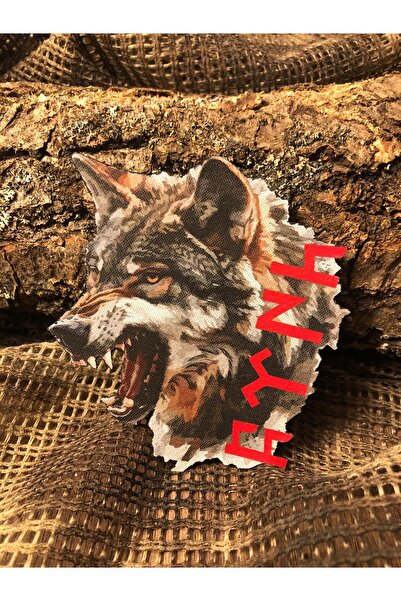 THORSTORE Wolf Türk Patch/Peç/Arma (9 x 7,5cm)