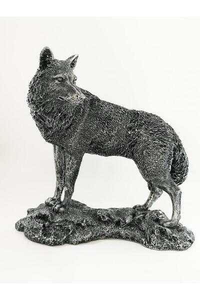 SUME Dekoratif Kurt Heykel Biblo Gümüş