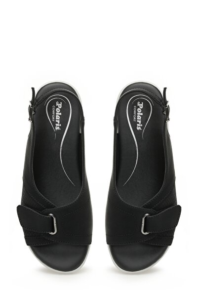 Polaris 164443.Z3FX Siyah Kadın Comfort Sandalet