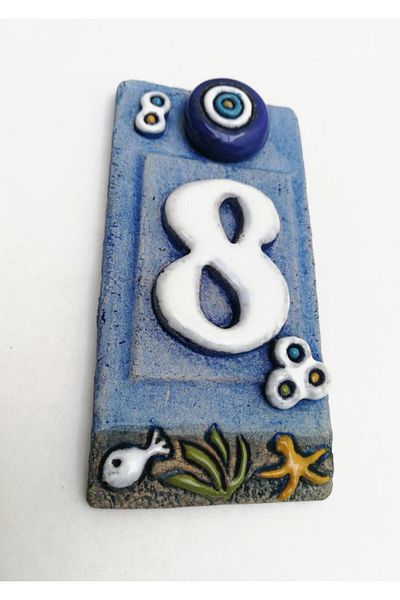 SUME Special Design Ceramic 8 Door Number Door Accessory