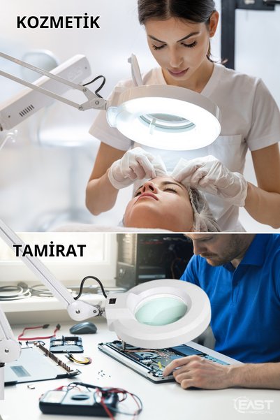 EVERPLAST Ever Plus Led Işıklı Mercekli Ayaklı Loop 5'' Büyüteç