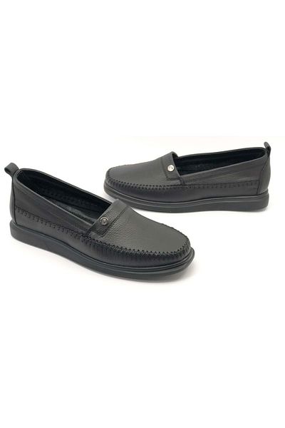 Greyder 33660 Zn Pantofi de damă casual confort din piele NEGRU