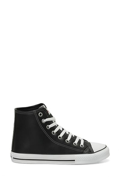 Kinetix Fowler Pu Hi 3pr - Schwarzer Unisex-Sneaker mit hohem Schaft