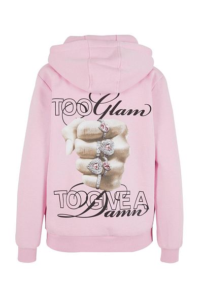 Mister Tee Give A Damn Ladies Fluffy Hoody
