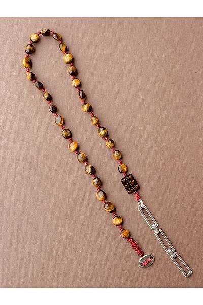 CAPO by Aytaç Yamaç Ceres Sailor Turtle Eye Mens Necklace Natural Stone Mens Necklace