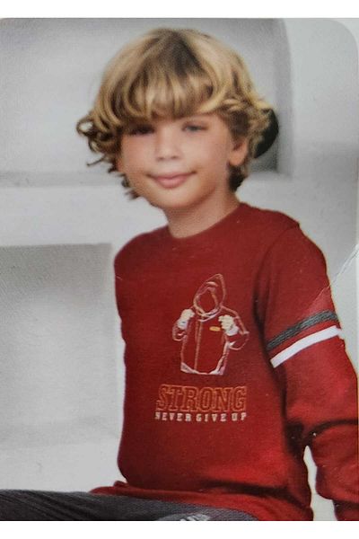 KAPİKİDS Kapikids Long Sleeve 100% Cotton Boy Pajamas Set 5141