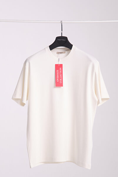 Frappoli 2857 Massimo Ανδρικό λευκό μπλουζάκι από 100% βαμβάκι Supima που δεν συρρικνώνεται