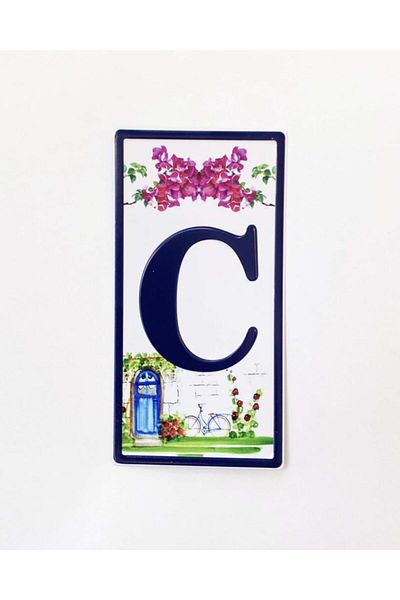 SUME Metal C Door Number Door Front Accessory Metal Plate