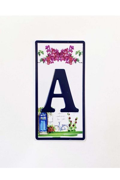 SUME Metal A Door Number Door Front Accessory Metal Plate