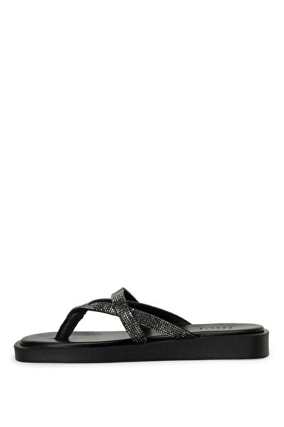 İnci İnci Ophie 3fx Siyah Kadın Düz Terlik