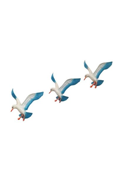 SUME Üçlü Uçan Kuş Ev Balkon Duvar Süsü Dekor