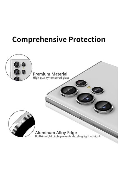bzontech Samsung Galaxy S24 Ultra Camera Protector Purple
