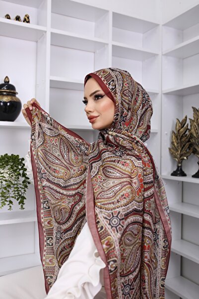 Diella Retro Pattern Soft Shawl 3