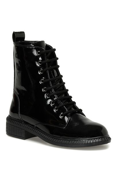 Miss F DW21017.R 3PR Schwarze flache Damenstiefel