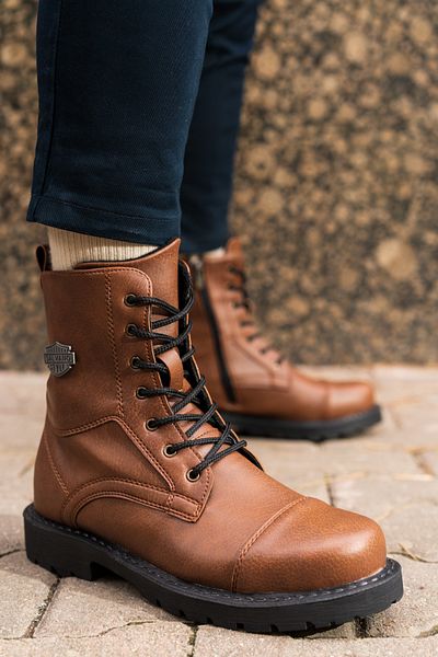 Salvano Bikerstiefel für Herren - ERA 3PR Tan