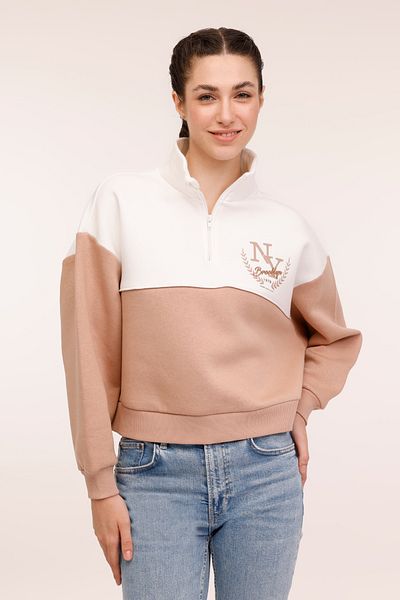 Kinetix Γυναικείο φούτερ WL KARLEE 16BT142 4PR Camel