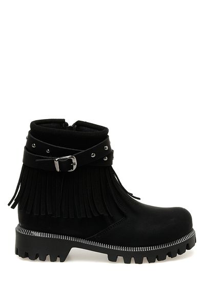 SEVENTEEN SVF81.1.F 3PR Black Girl's Biker Boots
