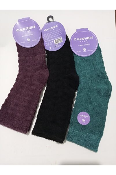 RBS SOCKS جوارب نسائية من الخيزران السميك 3 قطع