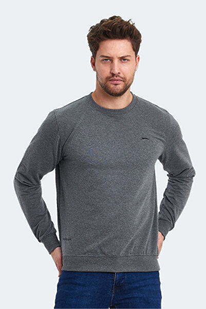 Slazenger Ανδρικό φούτερ Orvar σε σκούρο γκρι