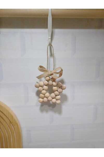 Home Kahve köşesi ahşap boncuk yıldız dekoratif süs