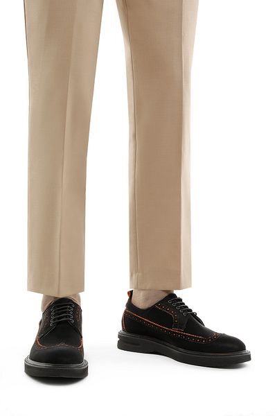 İnci INCI LIBER 3PR Schwarze klassische Herrenschuhe