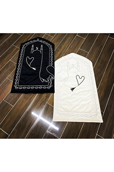 Home Kalpli eşli gelin damat bohçasi seccade ve tesbih