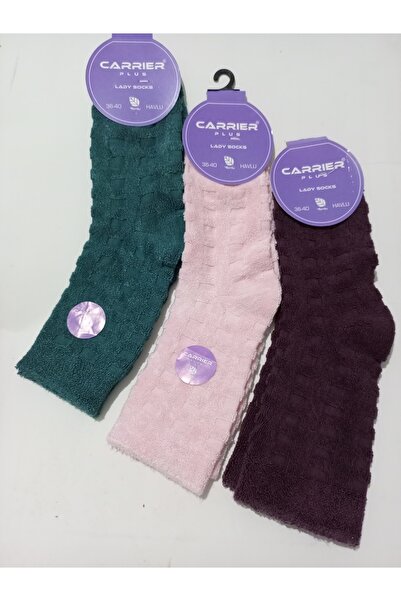 RBS SOCKS جوارب نسائية من الخيزران السميك 3 قطع