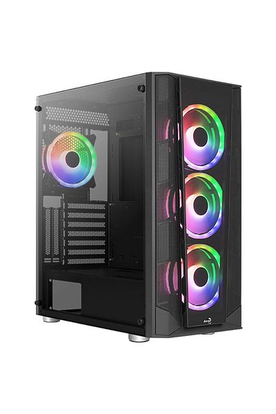 AEROCOOL Aero Prism-G-BK-v3 PC Case