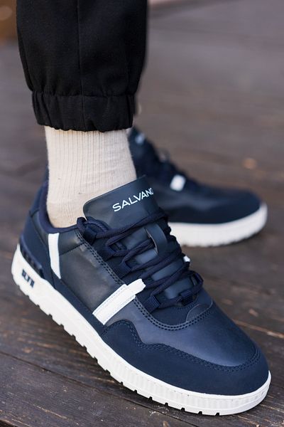 Salvano Granatowe trampki męskie TREND C 3PR