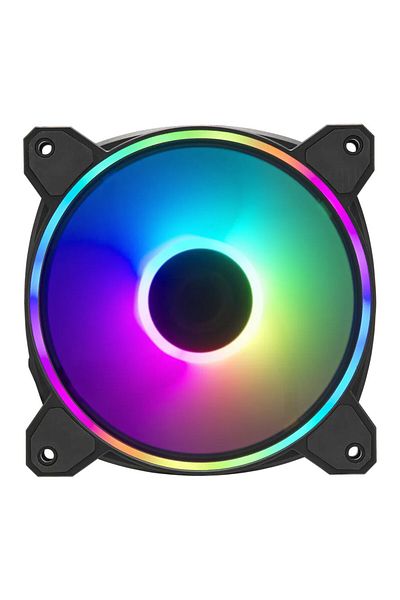 Cooler Master CoolerMaster MF120 Halo2 120mm Black ARGB Fan 3-Pack