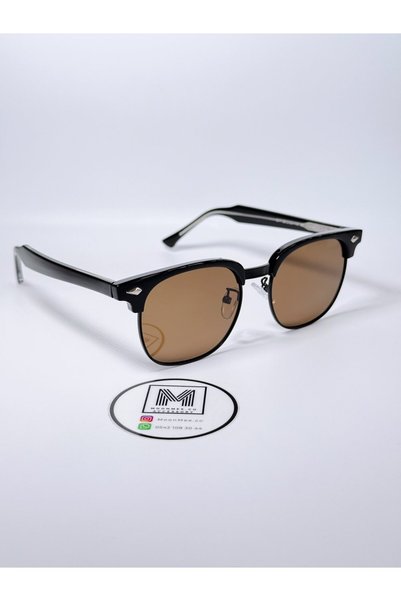 MOONMEE PREMIUM KELY - Unisex Güneş Gözlüğü Siyah UV400 Korumalı