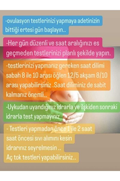 İnnovita 20 Adet Ovulasyon Testi 2 Adet Strip Erken Gebelik Testi