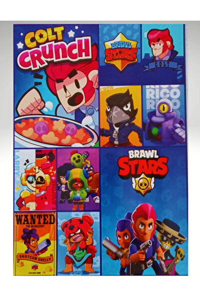 booddie Sticker Yapıştırma Brawl Stars Çıkartmaları (8 Adet 4* 6 cm) & (2 Ade...