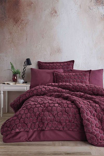 Clasy Σετ ύπνου Wellsoft Jacquard Μονό Perle V3 Rosekurusu