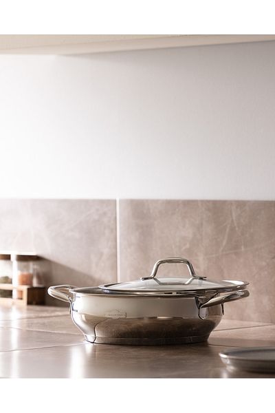 Madame Coco Vera Short Pot - Steel - 24 cm