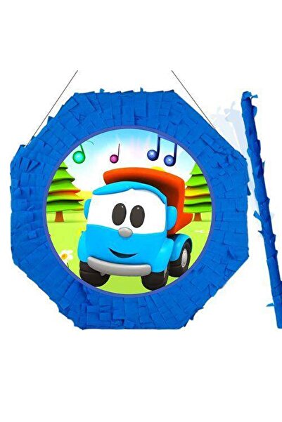 Parti Dükkanım Akıllı Kamyon Leo Pinyata 42 Cm + Sopası