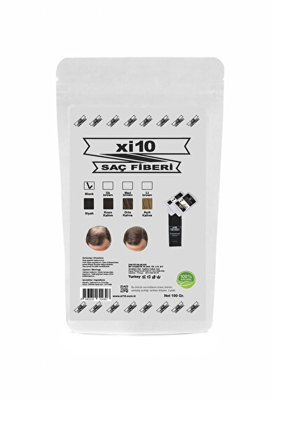 xi10 300 Gr Hair Fiber Siyah (Black) Saç Tozu Topik Ekonomik Boy, topaklanmaz