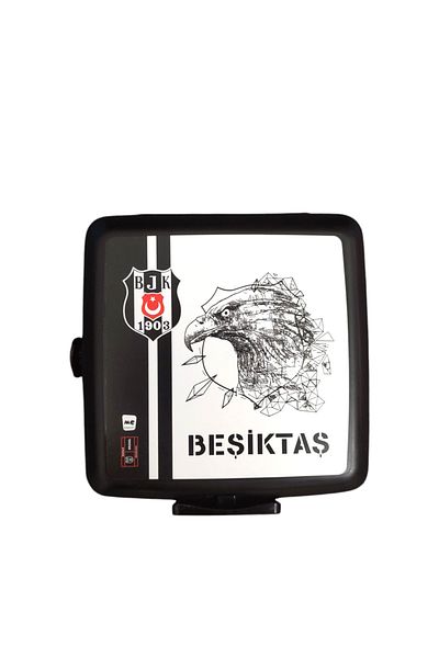 Beşiktaş Licensed Four-Compartment Two-Layer Lunch Box with Eagle Figure