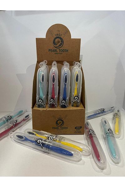csp inci Csp Pearl Boxed 16 Pieces Medium Hard Tooth Brush