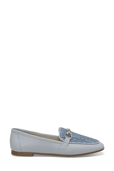Butigo 24S-029 4FX - Niebieskie damskie buty typu loafer