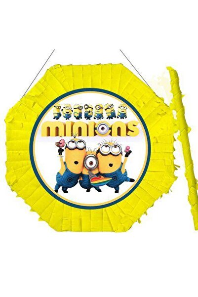 Parti Dükkanım Minions Pinyata 42 cm + Sopası