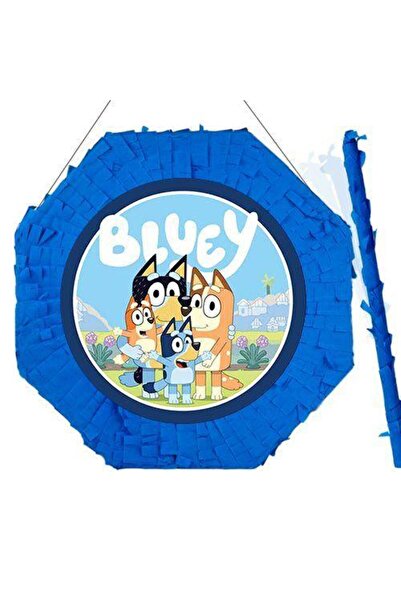 Parti Dükkanım Bluey Pinyata 42 cm + Sopası