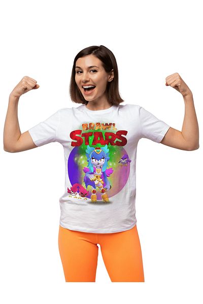 ALPŞAN TİCARET Μπλουζάκι BRAWL STARS Melodie Harpy - Μπλουζάκι για άνδρες και γυναίκες