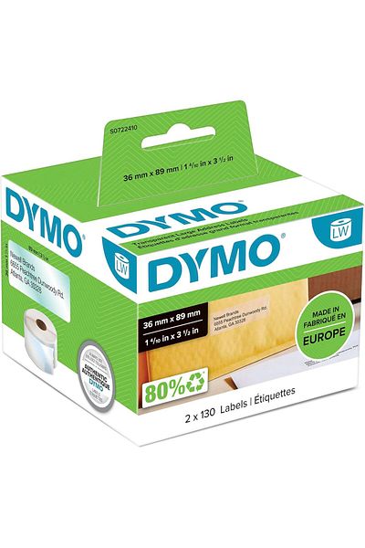 STOREMAX Jvnnshop S 0722410 , Lw Wide Address Label, (89X36 mm) 260 Labels/Pack, Clear - (99013) 646268