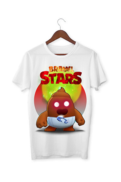 ALPŞAN TİCARET Μπλουζάκι BRAWL STARS για άνδρες και γυναίκες - Μπλουζάκι Spike Skin Poop